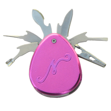 Load image into Gallery viewer, Nuggy Hybrid Smoking Multi-Tool - 6-in-1 Wax Scoop Spoon, Scraper, Clip, Paddle, Knife, and Smoker's Pick/Poker - Perfect Gifts for Smokers