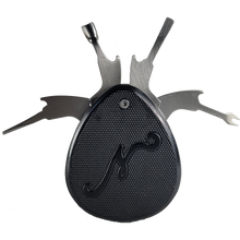 Load image into Gallery viewer, Nuggy Lift Smoking Multi-Tool - 5-in-1 Wax Sculptor Tools, Wax Scoop Spoon, Scraper Paddle, Fork, Smoker's Pick/Poker, and Cover/Cap - Perfect Gifts for Smokers