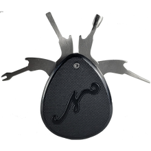 Load image into Gallery viewer, Nuggy Lift Smoking Multi-Tool - 5-in-1 Wax Sculptor Tools, Wax Scoop Spoon, Scraper Paddle, Fork, Smoker's Pick/Poker, and Cover/Cap - Perfect Gifts for Smokers