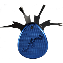 Load image into Gallery viewer, Nuggy Lift Smoking Multi-Tool - 5-in-1 Wax Sculptor Tools, Wax Scoop Spoon, Scraper Paddle, Fork, Smoker's Pick/Poker, and Cover/Cap - Perfect Gifts for Smokers