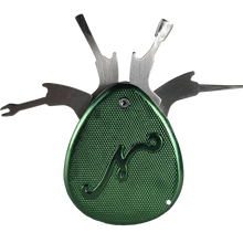 Load image into Gallery viewer, Nuggy Lift Smoking Multi-Tool - 5-in-1 Wax Sculptor Tools, Wax Scoop Spoon, Scraper Paddle, Fork, Smoker's Pick/Poker, and Cover/Cap - Perfect Gifts for Smokers