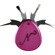 Load image into Gallery viewer, Nuggy Lift Smoking Multi-Tool - 5-in-1 Wax Sculptor Tools, Wax Scoop Spoon, Scraper Paddle, Fork, Smoker's Pick/Poker, and Cover/Cap - Perfect Gifts for Smokers