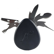Load image into Gallery viewer, Nuggy Lite Smoking Multi-Tool - 6-in-1 Wax Scoop Spoon, Scraper Paddle, Clip, Flashlight, Knife, and Smoker's Pick/Poker - Perfect Gifts for Smokers