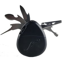 Load image into Gallery viewer, Nuggy Lite Smoking Multi-Tool - 6-in-1 Wax Scoop Spoon, Scraper Paddle, Clip, Flashlight, Knife, and Smoker's Pick/Poker - Perfect Gifts for Smokers