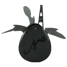 Load image into Gallery viewer, Nuggy Slim Portable Smoking Multi-Tool - 5-in-1 Knife/Splitter, Clip, Scraper, Pick/Poker - Best Portable Smoking Accessory for Flower